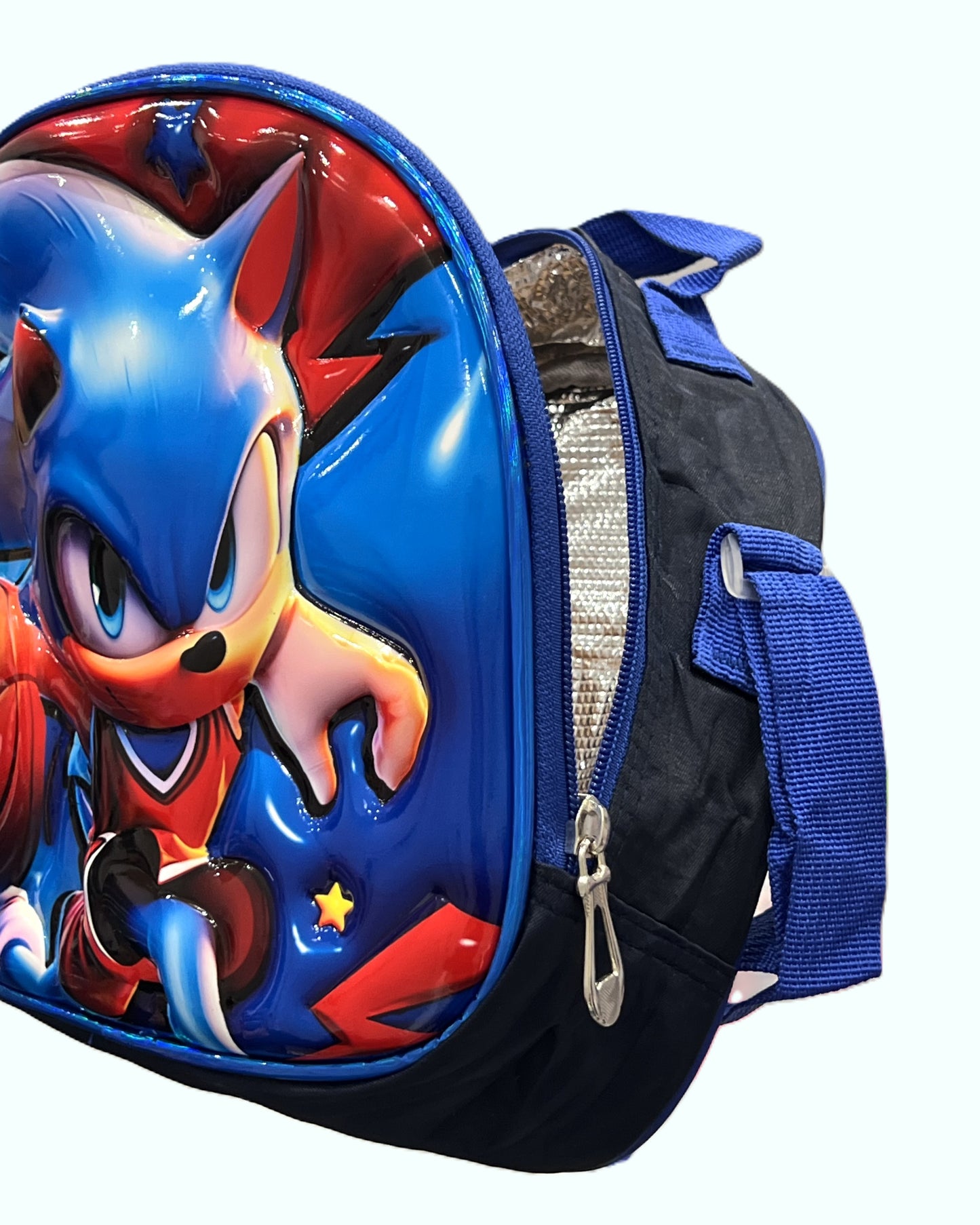 3-in-1 Detachable Trolley Schoolbag Set for Kids – Rolling Backpack with Lunch Bag & Pencil Case - 25-16210-11 Super