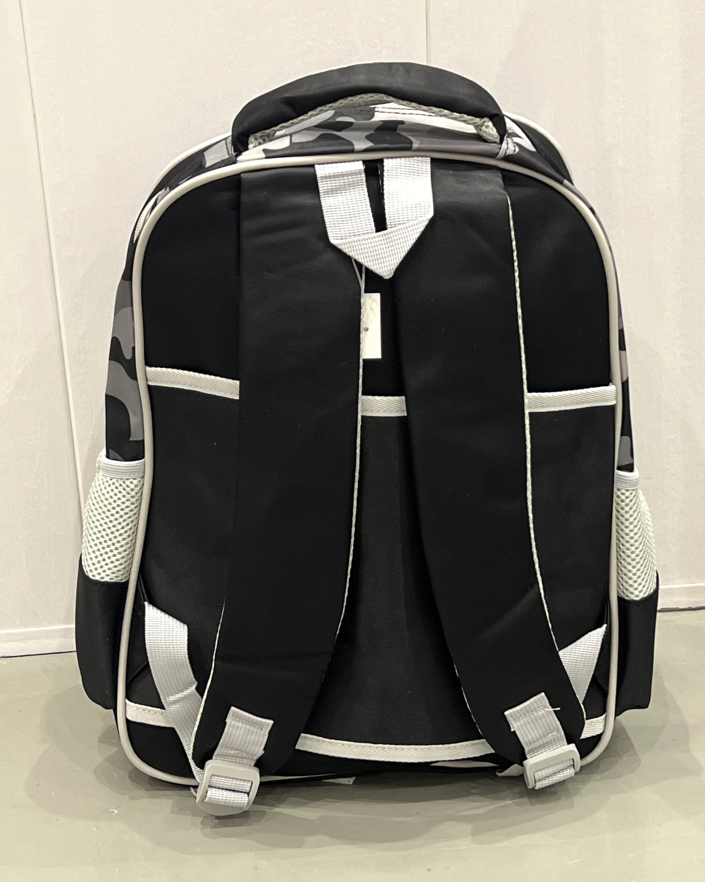 3-in-1 Detachable Trolley Schoolbag Set for Kids – Rolling Backpack with Lunch Bag & Pencil Case - 25-16222-5 Bat