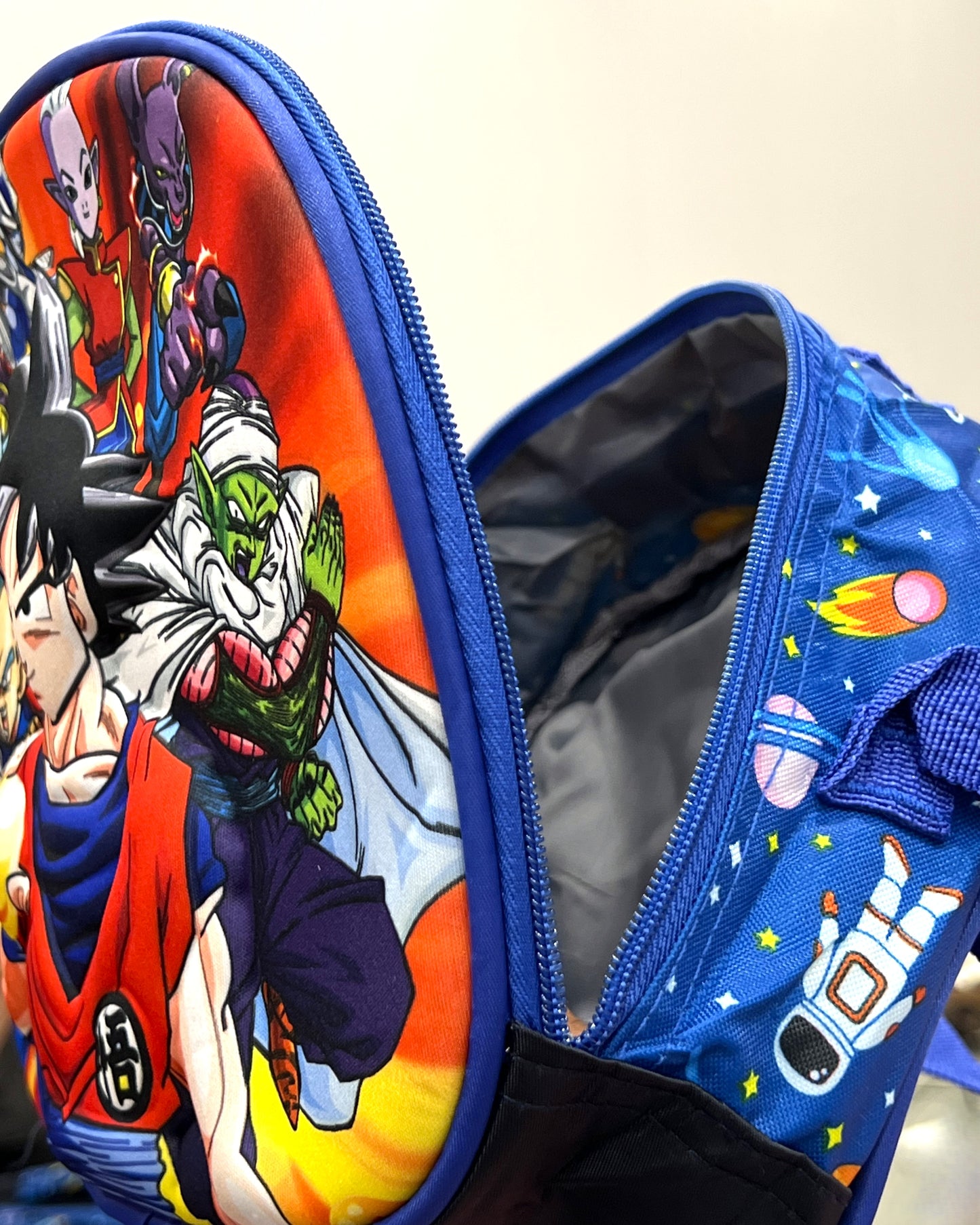 3-in-1 Detachable Trolley Schoolbag Set for Kids – Rolling Backpack with Lunch Bag & Pencil Case - 25-1633-2 Dragon