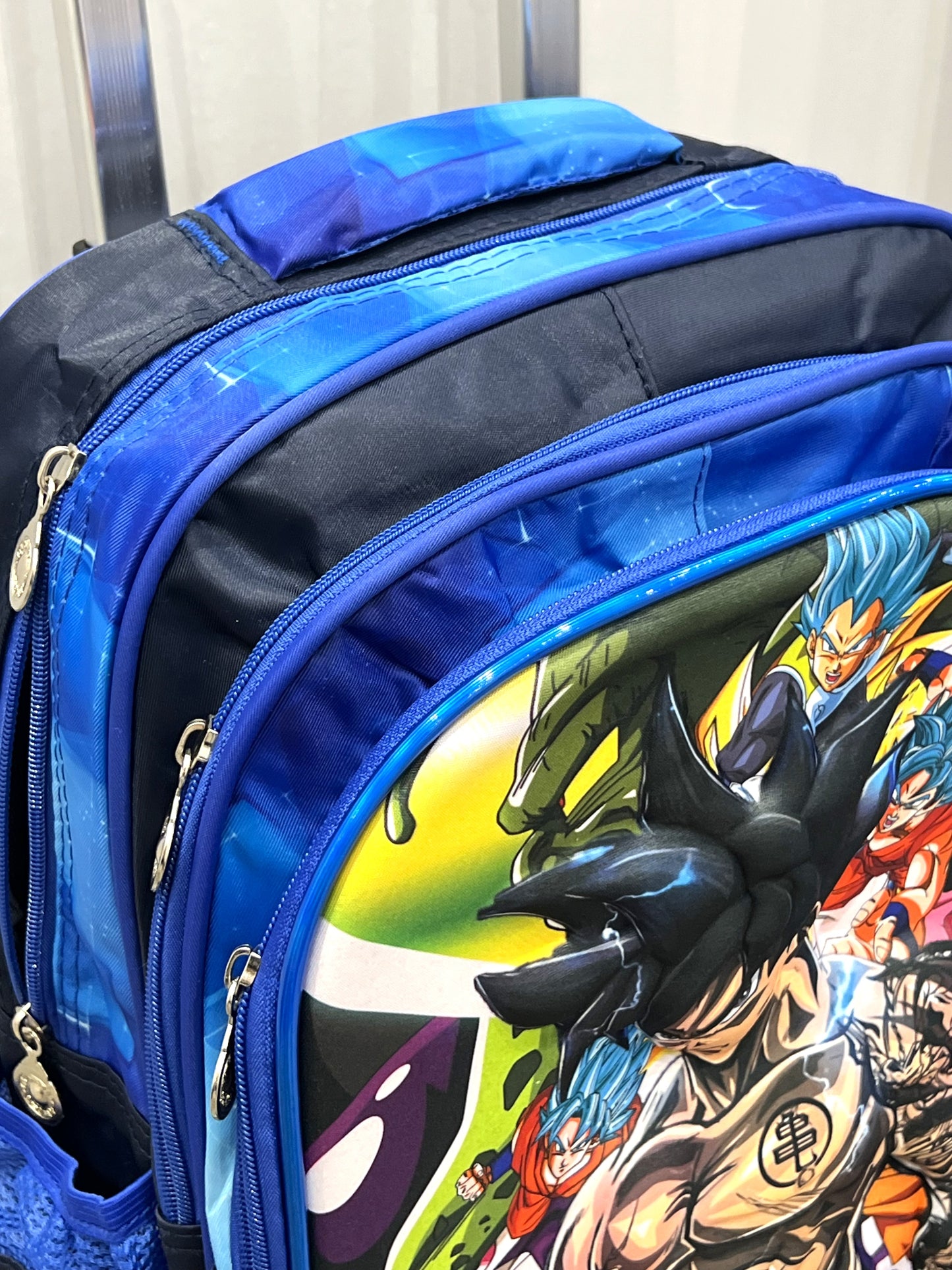 3-in-1 Detachable Trolley Schoolbag Set for Kids – Rolling Backpack with Lunch Bag & Pencil Case - 25-1633-5 Dragon