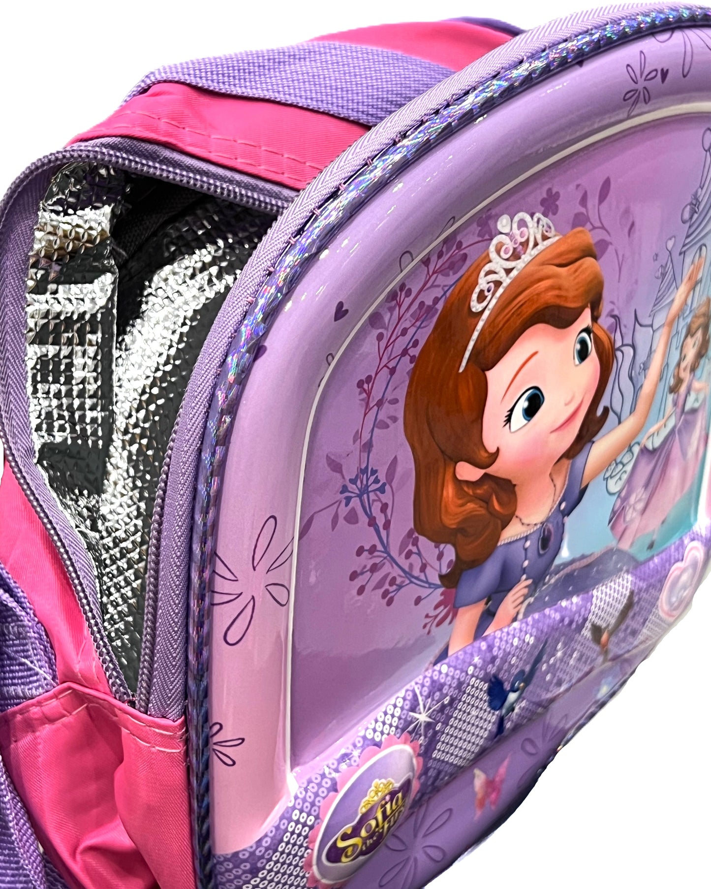 3-in-1 Detachable Trolley Schoolbag Set for Kids – Rolling Backpack with Lunch Bag & Pencil Case - 25-1633-8 Little Princess