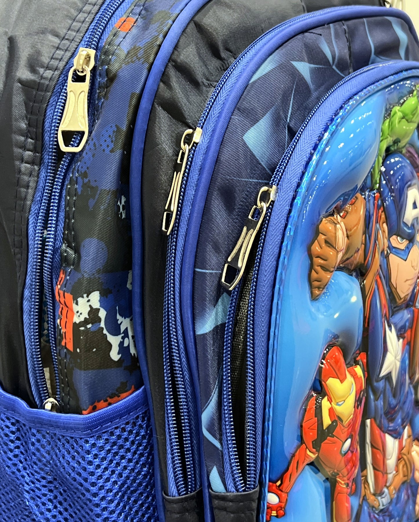 3-in-1 Detachable Trolley Schoolbag Set for Kids – Rolling Backpack with Lunch Bag & Pencil Case - 25-6215-10 Iron