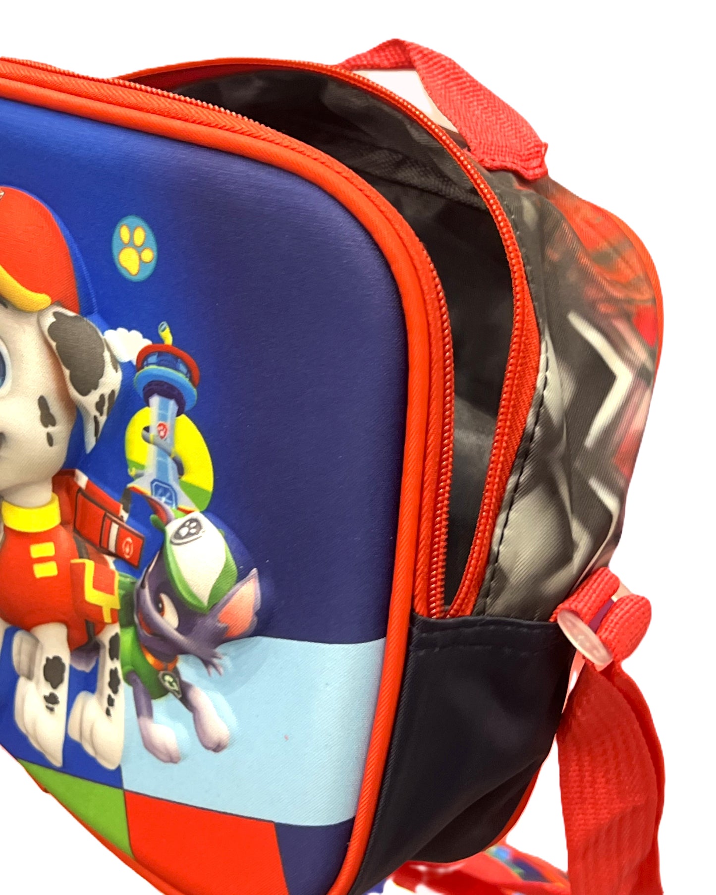 3-in-1 Detachable Trolley Schoolbag Set for Kids – Rolling Backpack with Lunch Bag & Pencil Case - 25-JZ2003-11 Patrol