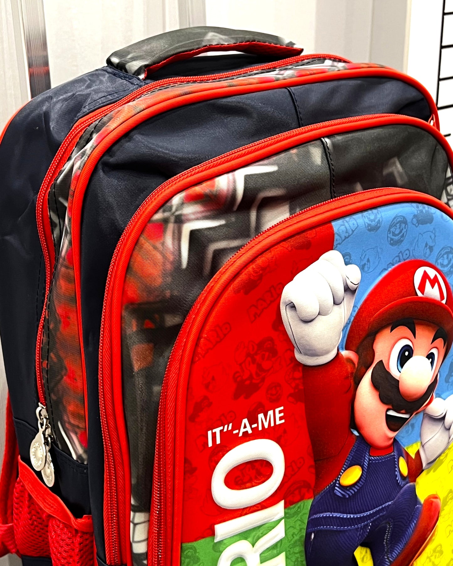 3-in-1 Detachable Trolley Schoolbag Set for Kids – Rolling Backpack with Lunch Bag & Pencil Case - 25-JZ2003-12 Super