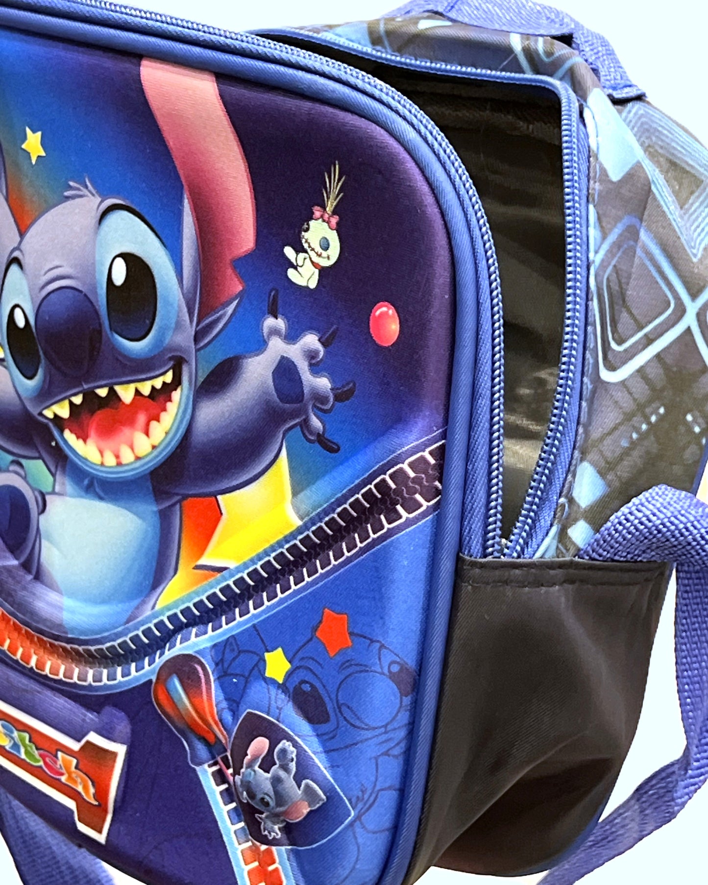 3-in-1 Detachable Trolley Schoolbag Set for Kids – Rolling Backpack with Lunch Bag & Pencil Case - 25-JZ2003-1 Alien Friend