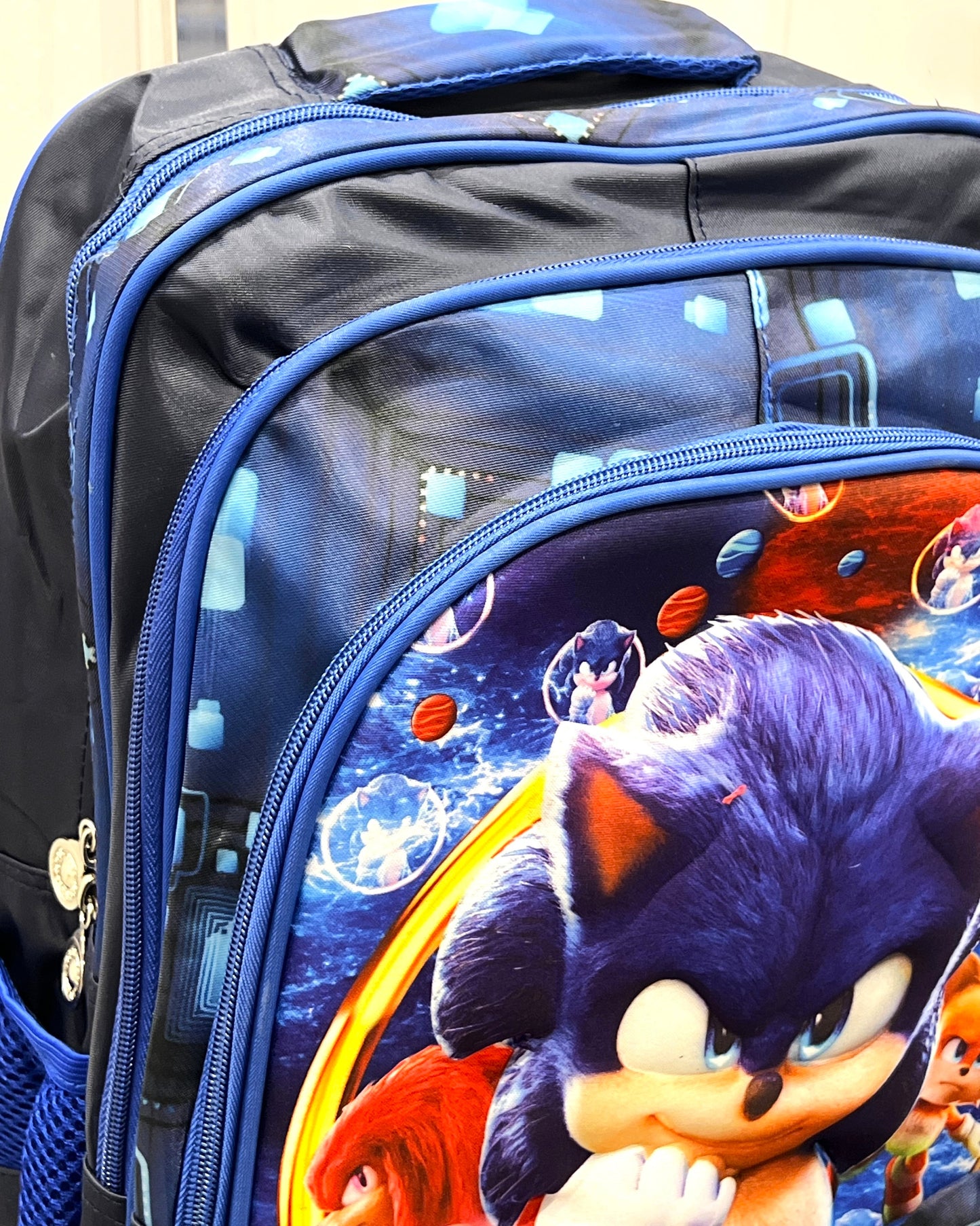 3-in-1 Detachable Trolley Schoolbag Set for Kids – Rolling Backpack with Lunch Bag & Pencil Case - 25-JZ2003-3 Super