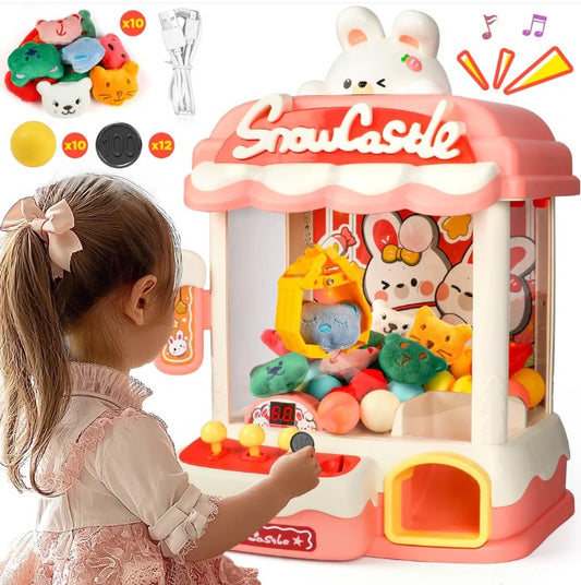 Citygo Mini Claw Machine - SnowCastle Bunny – Lights, Music & Skill Development| C675005