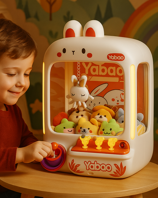 Citygo Mini Claw Machine – Bunny – Skill Development - Lights, Music & Plush Prizes| C675012