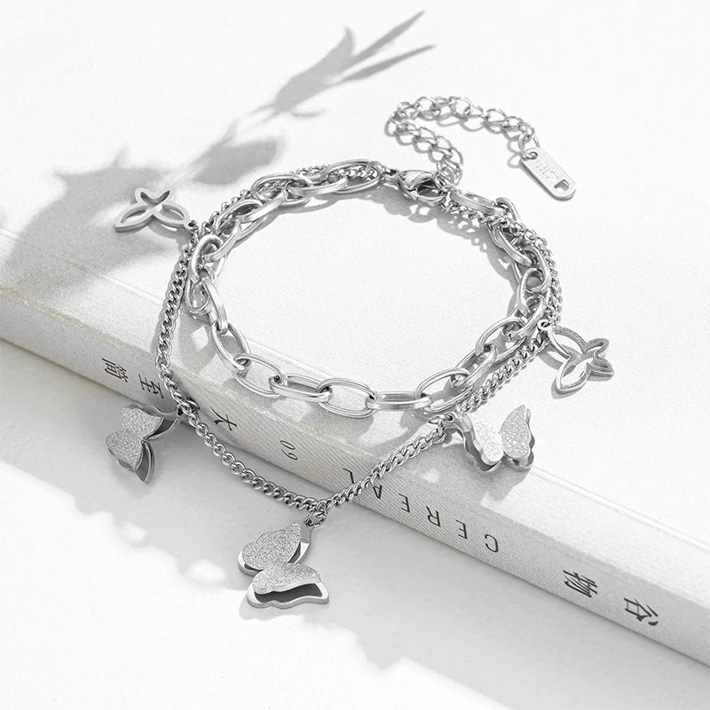 Stainless Steel Bracelet – Hypoallergenic, Tarnish-Free, Long-Lasting Elegance 44BR23