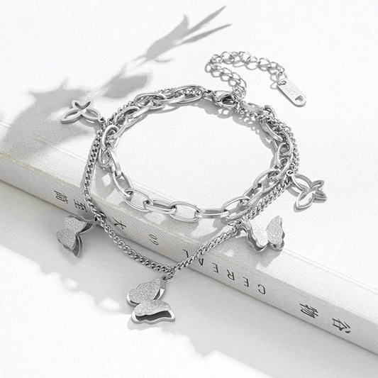 Stainless Steel Bracelet – Hypoallergenic, Tarnish-Free, Long-Lasting Elegance 44BR23