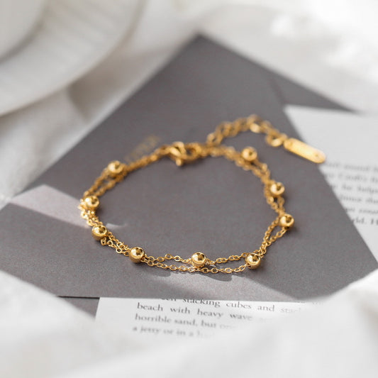 Stainless Steel Bracelet – Hypoallergenic, Tarnish-Free, Long-Lasting Elegance 45BR53