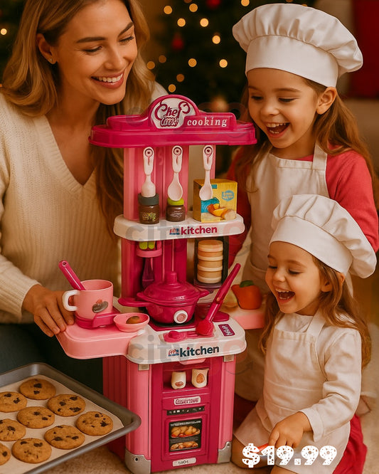 2-in-1 Kitchen Playset Suitcase – (Ages 3+) | C671894 | CityGo