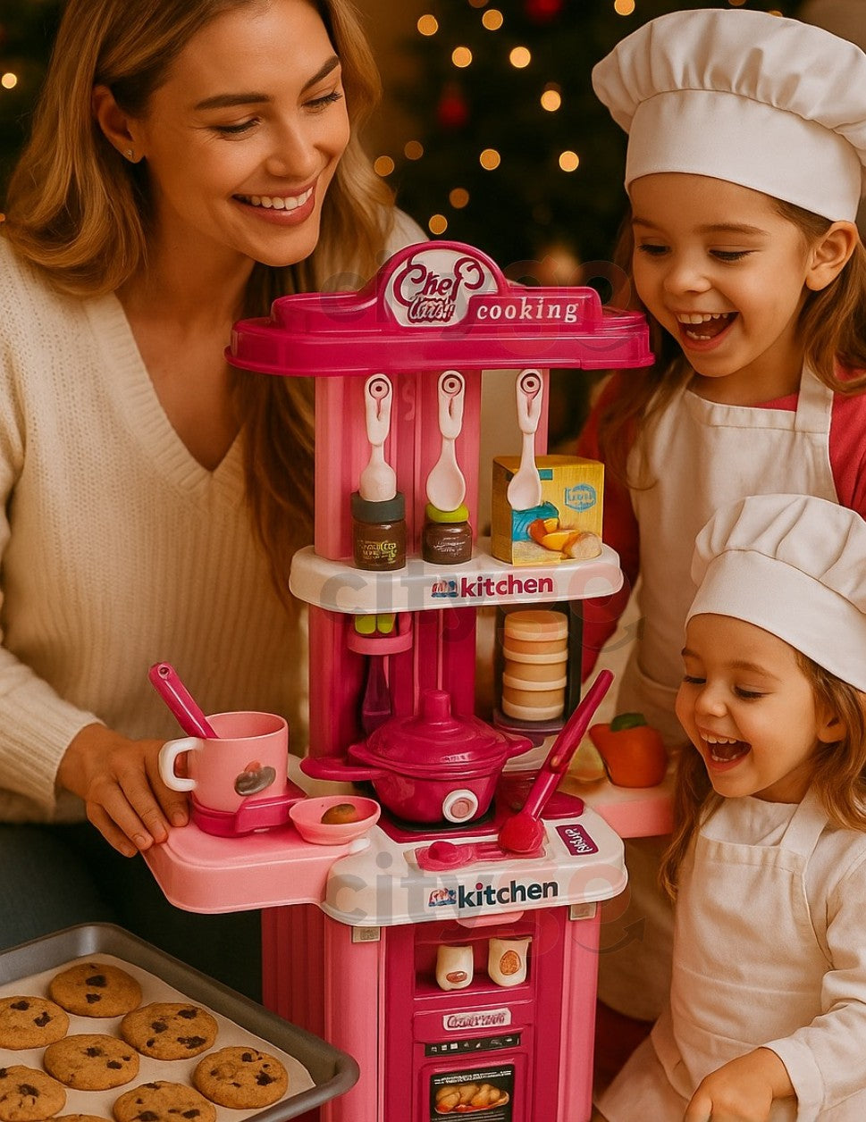 2-in-1 Kitchen Playset Suitcase – (Ages 3+) | C671894 | CityGo