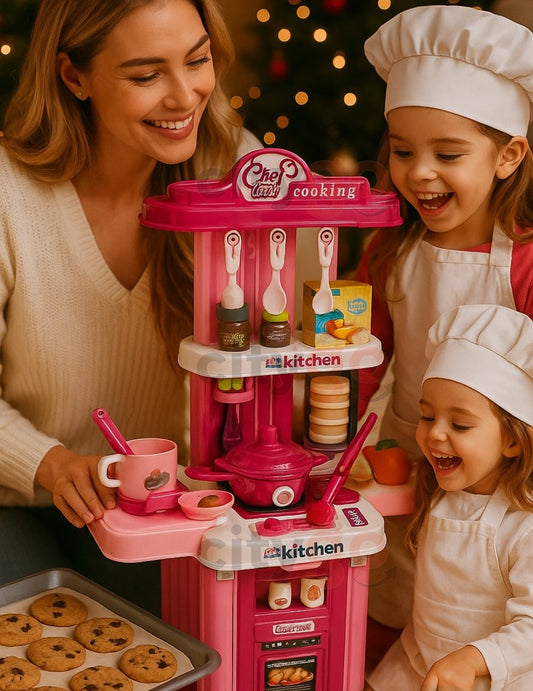 2-in-1 Kitchen Playset Suitcase – (Ages 3+) | C671894 | CityGo