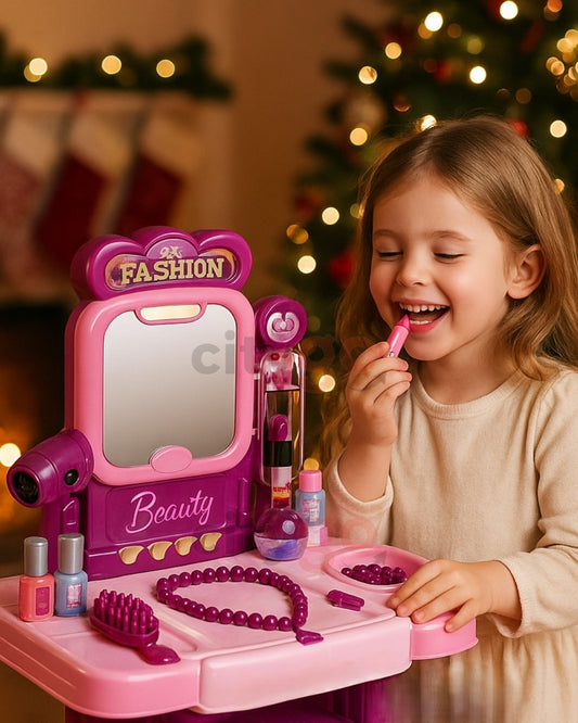 2-in-1 Beauty Vanity Suitcase – Lights & Sound (Ages 3+) | C671896 | CityGo