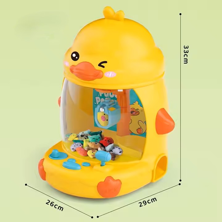 Citygo Mini Claw Machine Duck - Lights & Music Arcade Toy with Plush Dolls - 170396 | CityGo