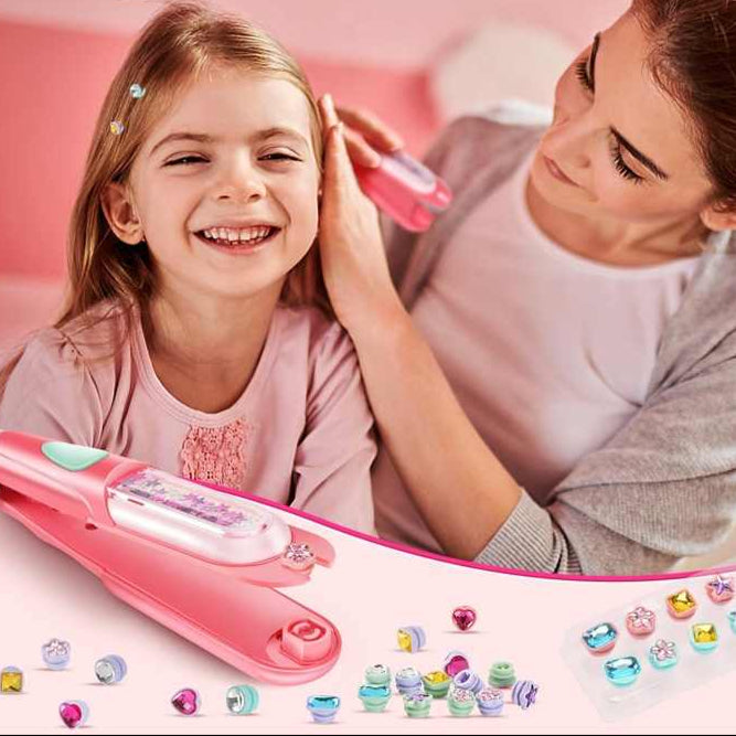 Jewel Hair Kit – Sparkly Gem Applicator Wand – No-Heat, Kid-Safe Styling Fun, Ages 5+ | 148272 | CityGo