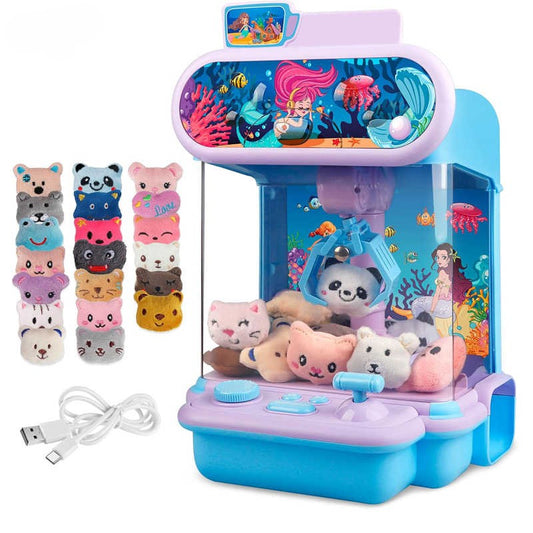 Citygo Mini Dinosaur Claw Machine — USB/Battery Powered Arcade Toy with Plush & Dino Prizes - 198903 Mermaid | CityGo