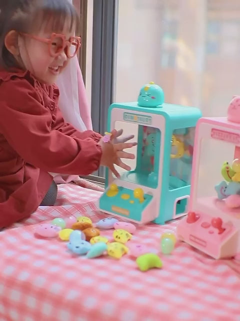 Citygo Mini Claw Machine Cute Dinosaur - Arcade Toy with Plush Dolls - 170526 Cyan | CityGo